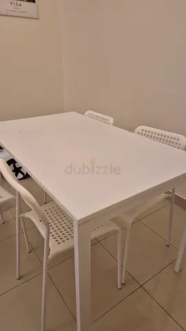 Dining Table with 4 Chairs