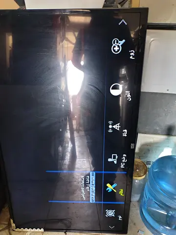 Flat-panel LED TV — working screen, selling as-is