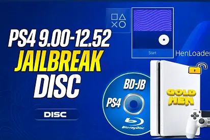 PS4 JAILBREAK DISC -9.00-12.52