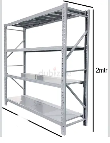 My heavy-duty metal storage shelving rack – 2m, 4 tiers