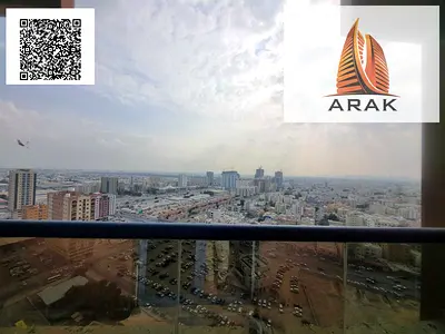 🔥 ستوديو للإيجار في تاور النعيمية C | بلكونة + تكييف مركزي | 4 دفعات 🔥