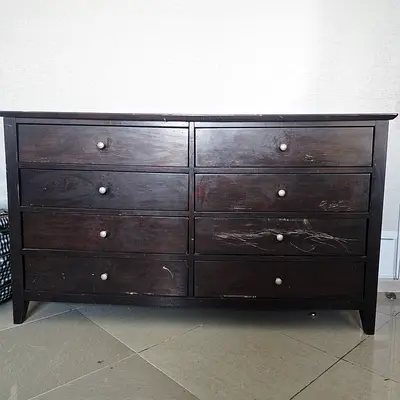 Wooden Dresser with 8 Drawers