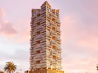 2BR Apartment | Gharbi II Residence JVC | Furnished | Downtown & Skyline View