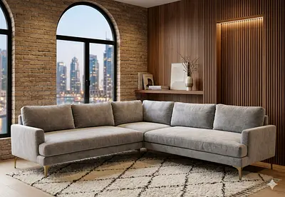 West elm Corner andes sofa