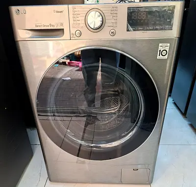 Lg new model 9kg washing machine same like new condition perfect working price 1250
