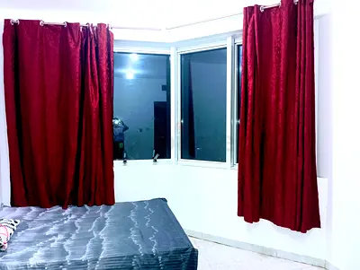 Private bedroom c.ac, furnished with all civic facility for rent in Madina Zayed Al-falah road