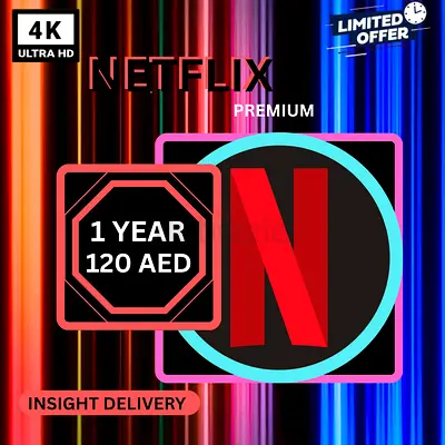 NETFLIX 1 YEAR 4K PREMIUM SUBSCRIPTION