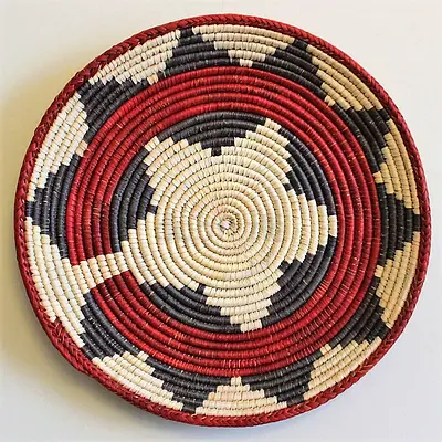 Handwoven Wall Plates – Boho Wall Decor or Fruit Bowl