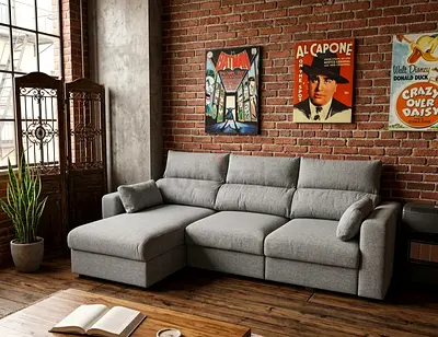 Space Saving Sofa Bed – Excellent Condition Smart design sofa with storage compartment. Easy to open