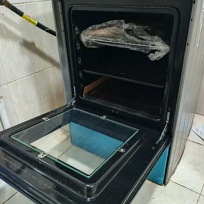 Used gas range with oven racks - good condition