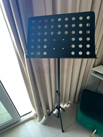 Orchestral Music Stand Fully Adjustable Sheet in Black