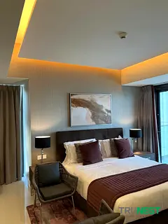 1BR Hotel Apartment | DAMAC Maison Aykon City | Burj Khalifa, Canal &amp; Sea View