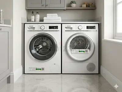 Siemens latest model IQ-700 9 kg washer and 9 kg dryer separate set with WIFI MODEL BY HWS