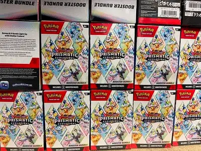 Prismatic evolutions booster bundle 25x boxes