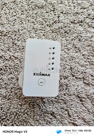 Edimax Wi-Fi Range Extender (WPS) - Used, Working