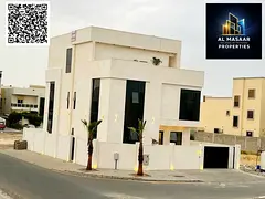 Own your dream villa in the heart of Ajman, close to all services, including electricity, water, air