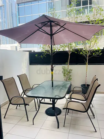 Outdoor furniture table set