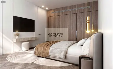 Stylish 1BR in Lume Residences, JVC | Balcony