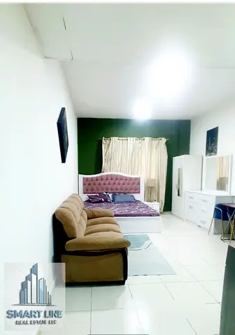 Monthly Big Studio Apartment// Full Furnished// Just 2600 // Close to King faisal road Qasimia