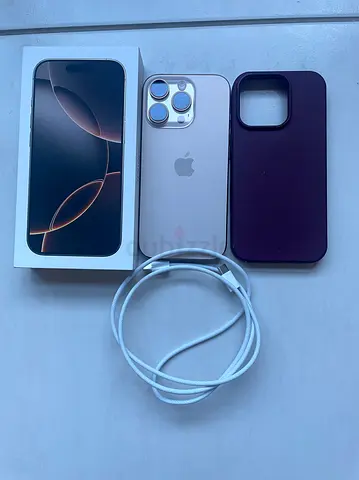 iPhone 16 Pro 128GB Desert Titanium UAE Version 90% Battery Full Box
