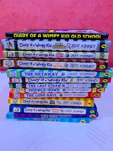 My Diary of a Wimpy Kid collection — multiple volumes, gently used