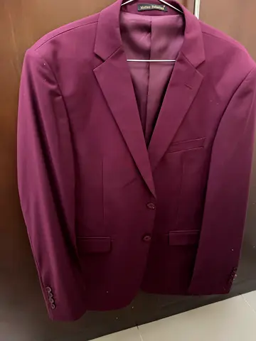 Mens Burgundy Blazer