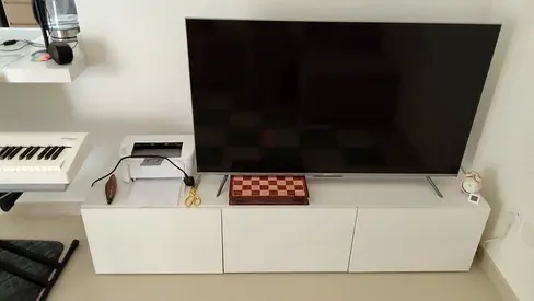 BESTA IKEA TV bench with doors