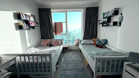Stylish Twin Beds with mattress