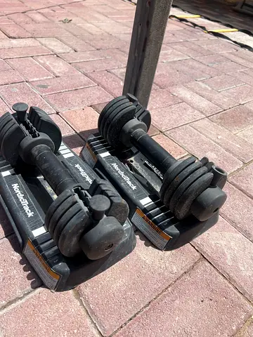 NordicTrack Adjustable Dumbbells (Pair) - Used, Working 5 kg each