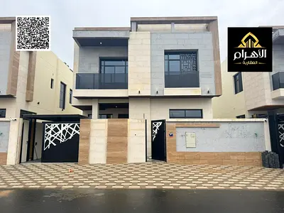 A villa with a price including electricity, water and air conditioning on the main street, ready to move in, in the most prestigious areas of Ajman. F