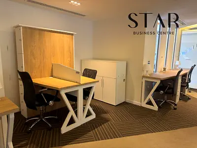 Plug & Play Flexi Desk – Prime DMCC Address, AED 2,000/Month