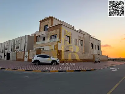 Luxury villa on Mohammed Bin Zayed Road in Al Zahia with spacious areas and modern design, price includes registration fees