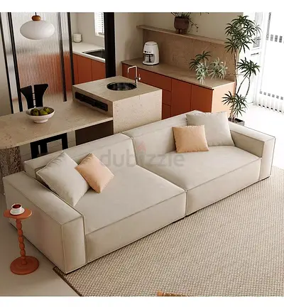 Thick armrest 4 seater sectional sofa