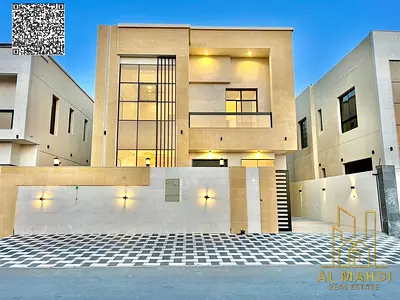 Luxury 5-bedroom villa in Al Yasmin, Ajman | Includes fees, water, electricity, and air conditioning | 10% deposit