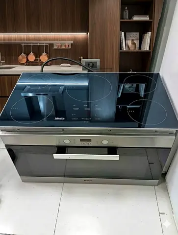 Miele latest model electric oven and induction cooktop set built-in integrated model by htc