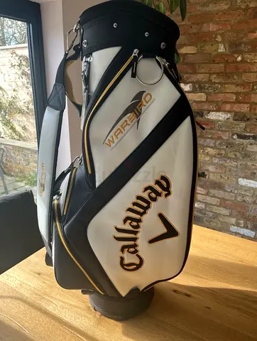 New Callaway Warbird 6 Way Golf Cart Bag White/Black/Yellow