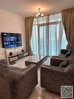The most luxurious two-bedroom apartment, with sea view balcony, including all services, with a gym,
