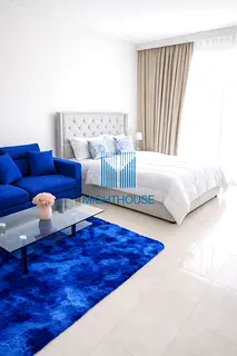 Furnished Studio | Divine Residences | Balcony &amp; City View | 12 Cheques