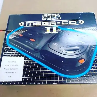 Sega mega cd 2  pal 220v with Box Instructions