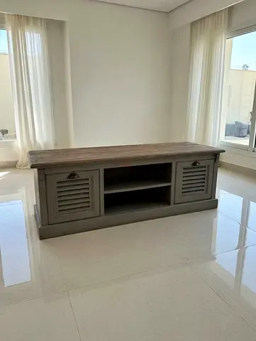 MARINA HOME TV cabinet / entertainment center - rustic grey finish