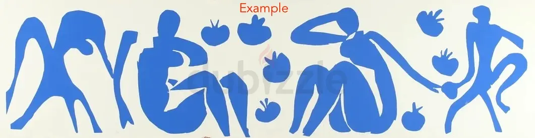 Henri Matisse – Women and Monkeys – Gouache paper Cut-out, 1950 - Damaged