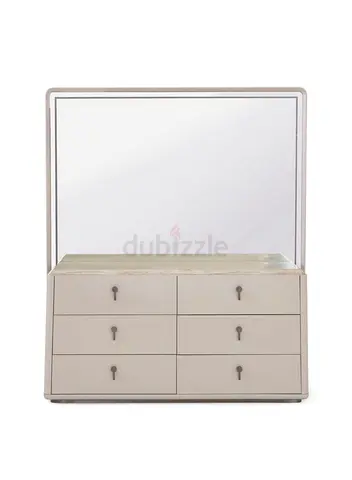 6-Drawer Dresser with Large Mirror