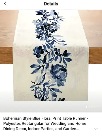Free light tablecloth
