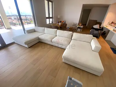 Crate and Barrel axis U shape sofa