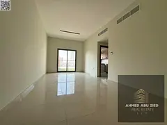 Two bedrooms and a living room for annual rent in Al Nuaimiya 1, next to Al Hikma School. Brand new