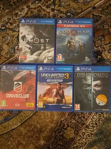 Ps4 game Collection 5 games
