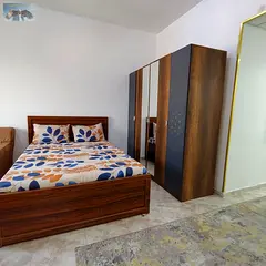 Furnished Studio for Rent with Sea View Balcony in Al Rashidiya 1 – Behind Ramada Black Hotel