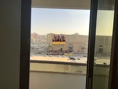 Spacious 3BR with Sahara Centre view, master room, 3 baths, store &amp; parking. Rent AED 65K.