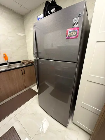 LG 2-Door Top-Freezer Refrigerator - Stainless Finish, brand new