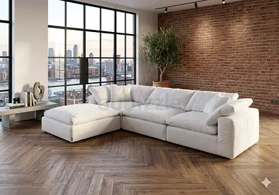 Marina home feather 🪶 filled sofa